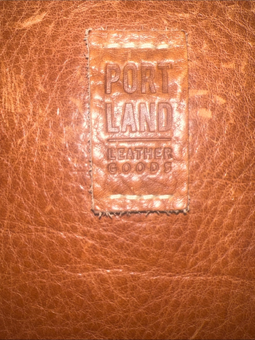 Tan Leather Crossbody Bag with Adjustable Strap - Picture 6 of 6